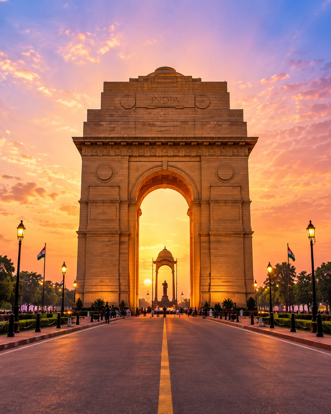 Digital marketing agency: India Gate in Delhi at sunset