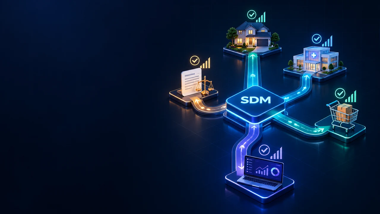 SDM tailored SEO growth paths for home services, healthcare, professional services, ecommerce and SaaS