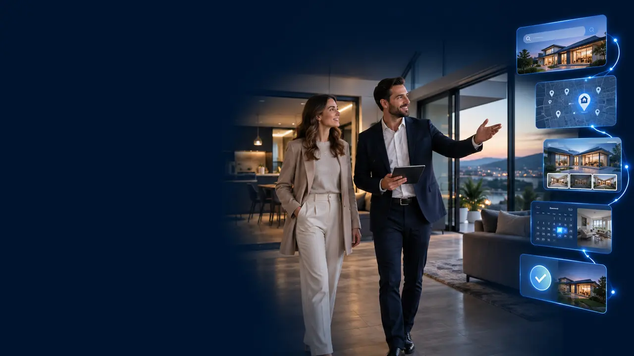 SEO for Real Estate Agents: Real estate SEO services showing property discovery, listing visibility and viewing enquiries