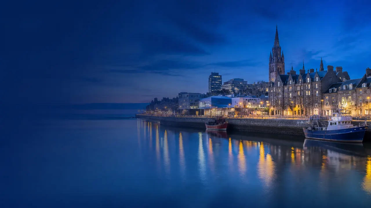 Cityscape of Aberdeen, Scotland for local SEO services