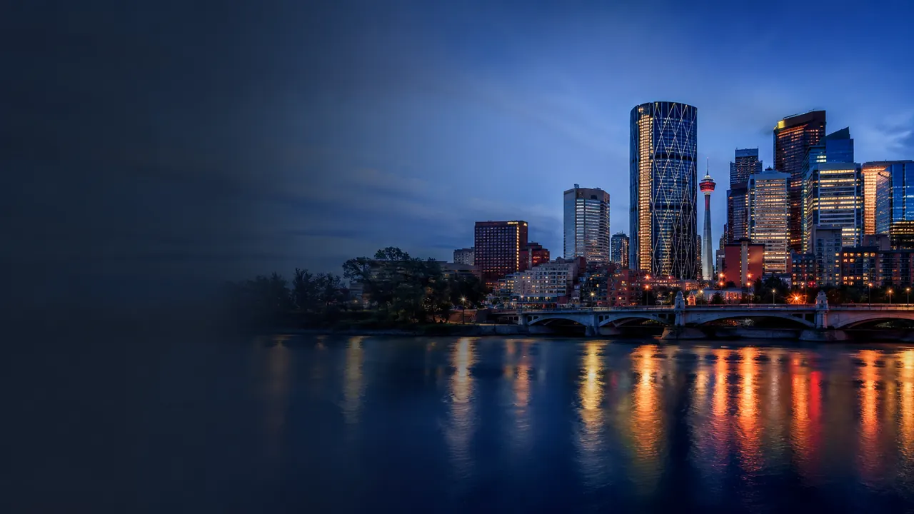 Cityscape of Calgary, Canada for local SEO services