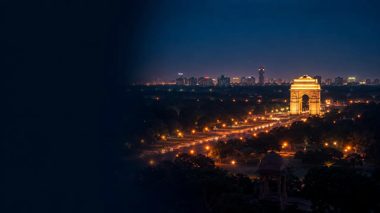 Cityscape of Delhi NCR, India for local SEO services
