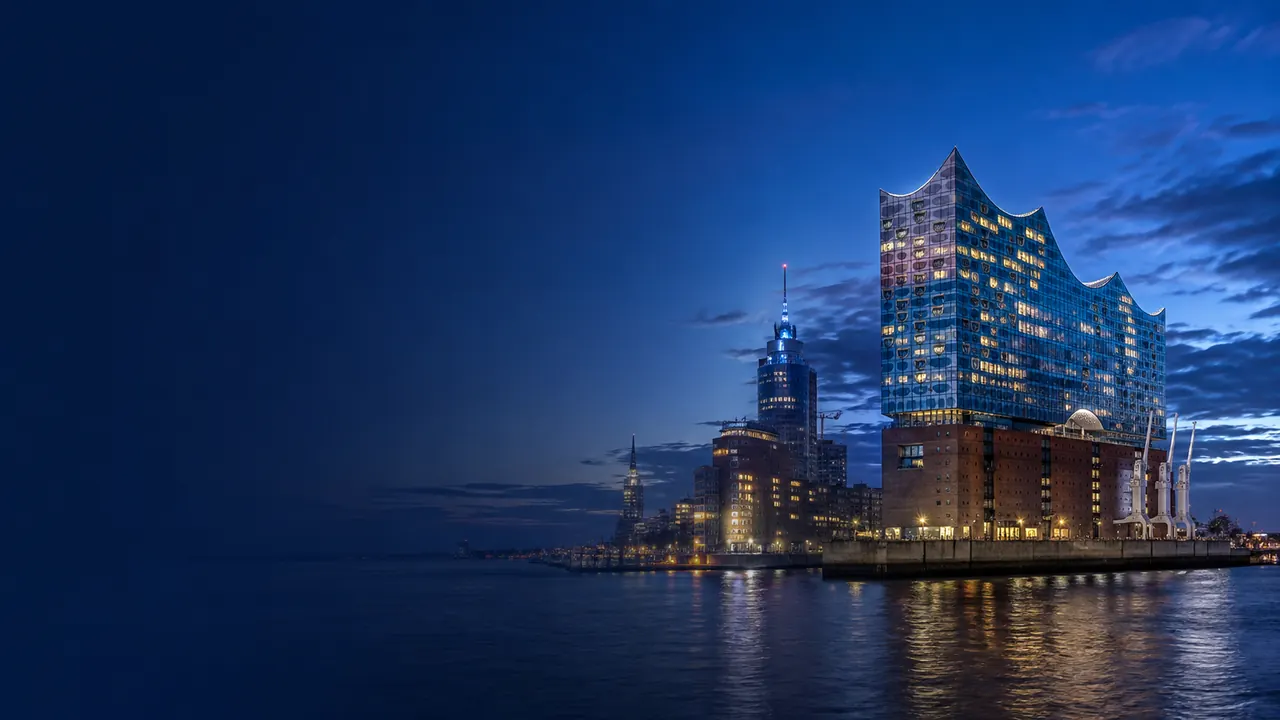 Cityscape of Hamburg, Germany for local SEO services