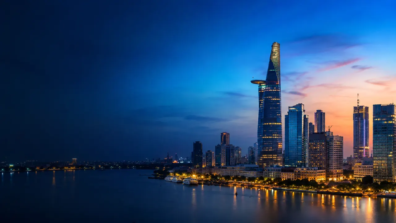 Cityscape of Ho Chi Minh City, Vietnam for local SEO services