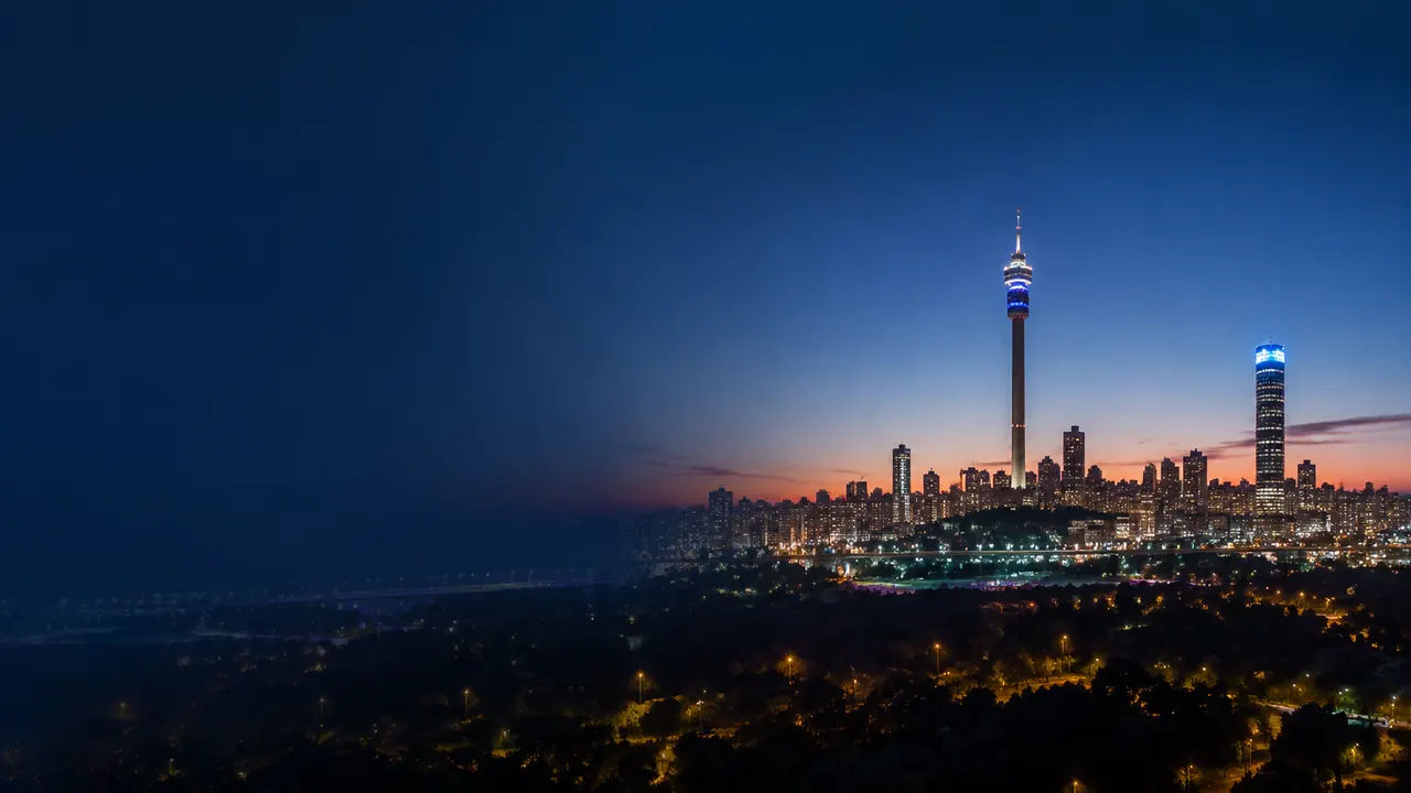 Cityscape of Johannesburg, South Africa for local SEO services