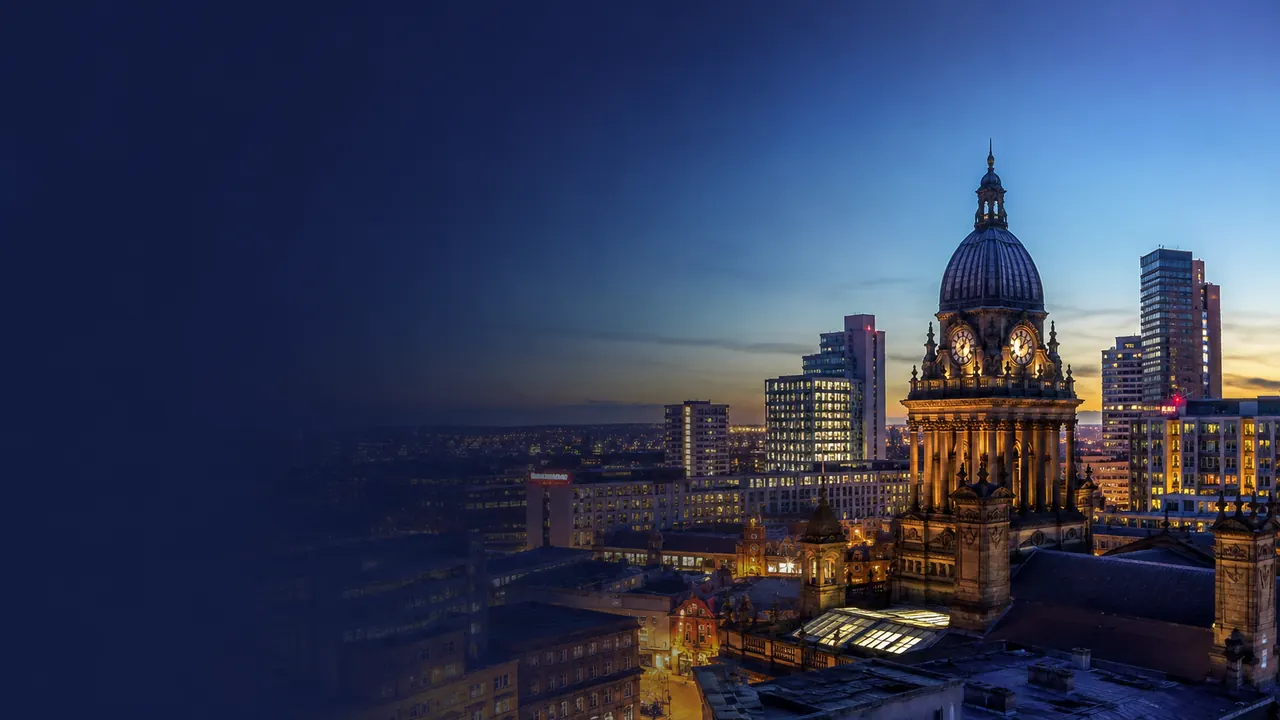 Cityscape of Leeds, UK for local SEO services
