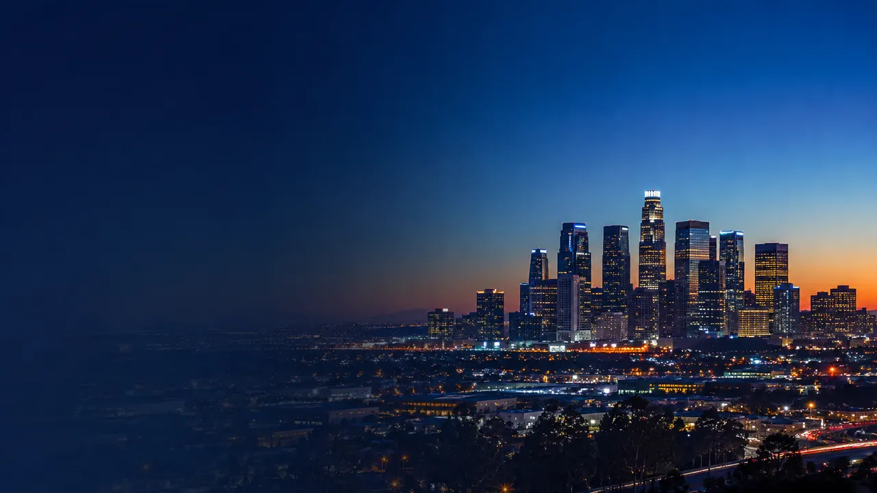 Cityscape of Los Angeles, USA for local SEO services