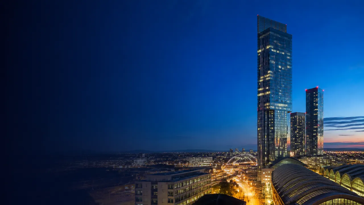 Cityscape of Manchester, UK for local SEO services