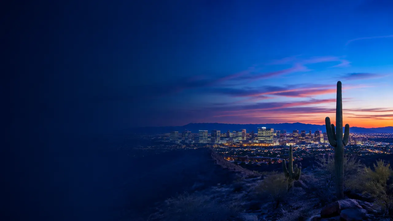 Cityscape of Phoenix, USA for local SEO services