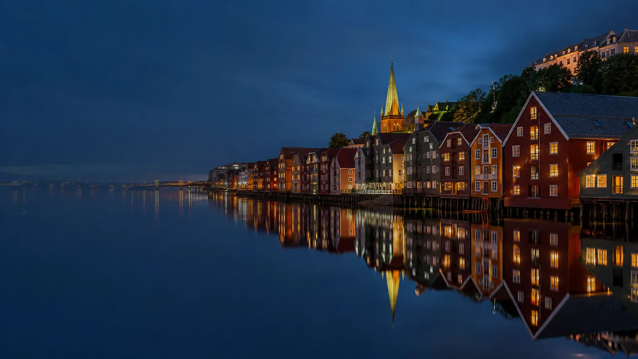 Cityscape of Trondheim, Norway for local SEO services