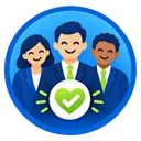 SEO and digital marketing agency: Illustration representing trusted digital marketing clients