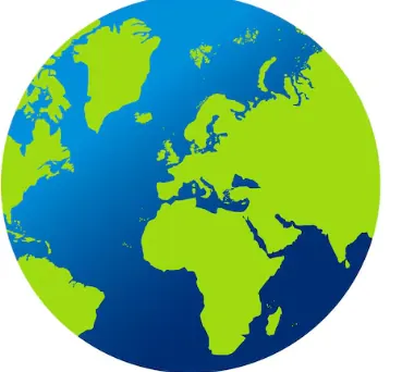 SEO and digital marketing agency: Globe representing 30 countries served